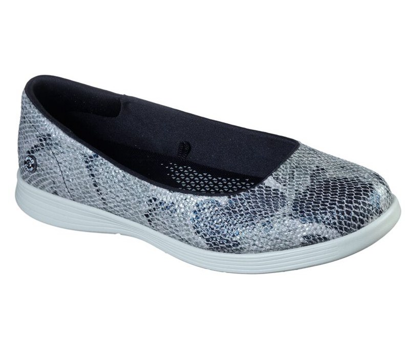 Skechers On The Go Dreamy - Curious - Womens Flats Shoes Grey/Black [AU-DJ0187]